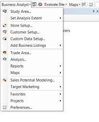 Exercise 1 Starting Business Analyst Arcmap Documentation