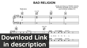 We did not find results for: Frank Ocean Bad Religion Piano Sheet Music Youtube
