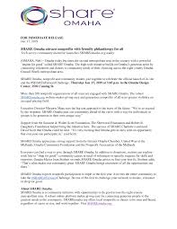 SHARE Omaha attracts nonprofits with friendly philanthropy for all  Tech-savvy community initiative launches SHAREomaha.org today