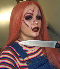 Glam Chucky I Have A Tutorial On This Which Will Be Up Tomorrow It S Super Easy As U Guys Have Cute Halloween Makeup Halloween Makeup Halloween Makeup Easy