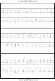 Lowercase Letter Tracing 1 Worksheet Free Printable Worksheets Lowercase Letters Practice Alphabet Writing Practice Tracing Letters