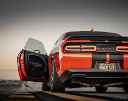 Go Mango Dodge Challenger Srt Hellcat On Taillight Tuesday Dodge Challenger Mopar Us Cars