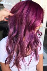 Ultra Trendy Winter Hair Colors To Implement Into Your Modern Look Hair Color Purple Magenta Hair Winter Hair Color