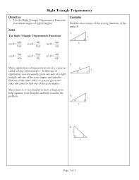 11 Best Images Of Right Triangle Trigonometry Worksheet Special Right Triangles Worksheet Best Trigonometry Worksheets Word Problem Worksheets Trigonometry