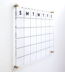 Acrylic Calendar In 2020 Dry Erase Calendar Wet Erase Markers Dry Erase