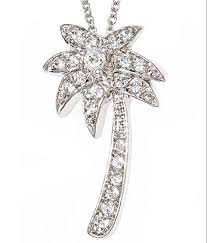 Sterling Silver Palm Tree Pendant Necklace Silver Palms Palm Tree Necklace Palm Tree Pendant