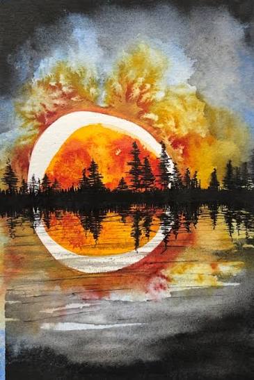 Awesome Power of Nature -Drawing A Day #5 by Helen R Klebesadel | Artwork Archive