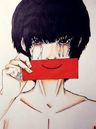 Read at your own pace. Wallpaper Sad Fake Smile Boy Anime Novocom Top
