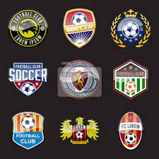 Seien sie der erste, der dieses produkt bewertet. Satz Von Fussball Fussball Wappen Und Logos Fototapete Fototapeten Liga Meisterschaft Abzeichen Myloview De
