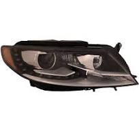 Headlight Compatible With Volkswagen CC 2013-2017 CAPA Certified Right Passenger Side HID Headlamp Assembly With LED DRL