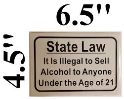 Sign in sign up for free prices and download plans. Dob Sign Sale Of Alcohol To Persons Under 21 Years Of Age Sign Hpd Signs The Official Store