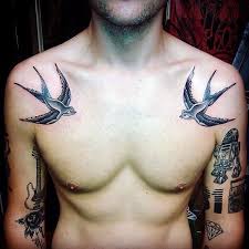Guy Bird Tattoo On Ribs 42 Cute Sparrow Tattoo Designs For Men Swallow Tattoo Sparrow Tattoo Bird Tattoo Men