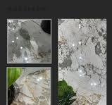 Home Design 600*1200mm Vitrified K Line Full Golden Silver Polished Ceramic  Glazed Floor Wall Tiles