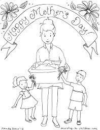 Great for homeschool & sunday school lessons. Happy Mother S Day Coloring Page Ministry To Children