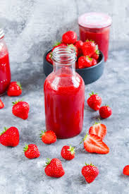 Erdbeersirup Erdbeersirup Dessert Rezepte Thermomix Erdbeersirup Selber Machen