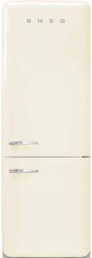 Fridges in the 1950s got a lot fancier. Smeg Fab38urcr 50s Retro Style Series 28 Inch Cream Bottom Freezer Refrigerator In Cream Appliances Connection
