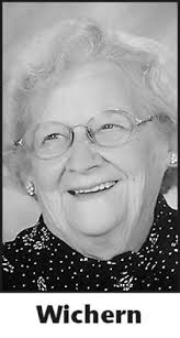 ANNA WICHERN Obituary (1928