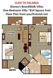 Photo Tour Of The Living Side Of A One Bedroom Villa At Disney S Boardwalk Villas Yourfirstvisit Net Disney Vacation Club Disney Boardwalk Villa Disney Boardwalk