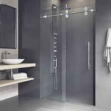 Aqua Fold 33 5 W X 72 H Pivot Semi Frameless Shower Door Shower Doors Frameless Sliding Shower Doors Bathtub Doors