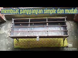 Cara membuat pizza panggang terbaik. Cara Membuat Panggangan Besi Mudah Dan Cepat Youtube