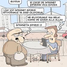 Buyrun. + Bi ay, bi de internet ifresini rica edeceim. - 1 ay iip internet ifresi istiyorsunuz ya ayar oluyorum. + Ne biliyorsunuz yaa belki kahve de