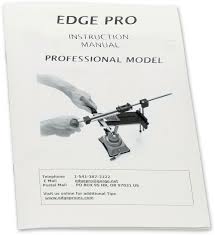 Edge Pro Professional Knife Sharpening System Manual Knifecenter Pm