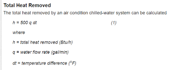 Power and electric motors wired. Chiller Power Consumption Calculation Physics Forums