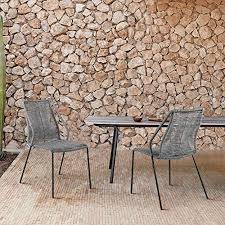 Easy returns · 99% on time shipping · 5% rewards with club o Best Selling Armen Living Lccpsigry Clip Indoor Outdoor Stackable Steel Dining Chair With Grey Rope Set Of 2 Gray Accuweather Shop