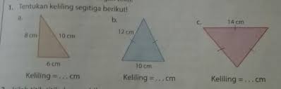 Check spelling or type a new query. Tentukan Keliling Segitiga Berikut Brainly Co Id