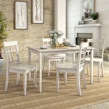 The lexington dining set offers simple elegance for any decor. Shop Now For The Lexington 5 Piece Dining Set With 48 Dining Table And 4 Window Back Chairs Antique White Accuweather Shop
