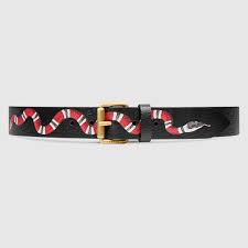 Black And Red Designer Belt Gucci Leather Belt With Kingsnake Gucci Leather Belt Mens Designer Belts Leather Belts Men