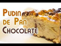 Puding O Budin De Pan Con Chocolate Youtube Budin De Pan Pan Con Pudin De Pan