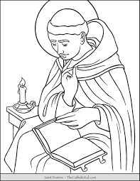 Dominic savio was born in 1842. Saint Dominic Coloring Page Jesus Coloring Pages Saint Coloring Coloring Pages