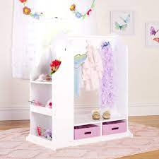 Check spelling or type a new query. Amazon Com Guidecraft Dress Up Vanity White Dresser Armoire With Storage Bins And Mirror For Kids Toddlers Playroom Organizer Children Furniture Home Kitchen