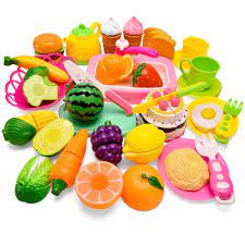 Shop for kids kitchen appliances in play food & accessories. Balnore Kids Play Food Sets 40 Pcs Play Kitchen Set For Market Educational Pretend Play Kitchen Accessories Fake Food Party Favor Supplies For Kids Toddlers Toys Buy Online In Guyana At Guyana Desertcart Com Productid