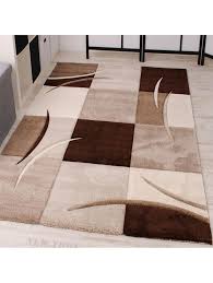 Diesen modern design teppiche finden sie in unserem shop mit vielen attraktiven farben und mustern. Paco Home Designer Teppich Mit Konturenschnitt Trend Teppich Modern Kariert Lila Schwarz Grau Klingel