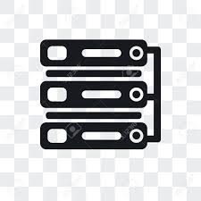 Server Vector Icon Isolated On Transparent Background Server Logo Concept Royalty Free Cliparts Vectors And Stock Illustration Image 107224375