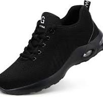 Steel Toe Shoes Women Men Lightweight Air Cushion Safety Work Shoes for  Women Slip Resistant Indestructible Sneakers