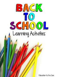 Beginning Of The Year Back To School Activities School Activities Back To School Teacher