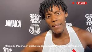 Marileidy Paulino reina en el @grandslamtrack con 49.21 gana los 400 m, …,  Más info : www.centrocaribesports.org