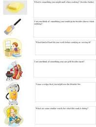 A homogenous mixture of two items, such as water and oil, that do not typically . Cooking Vocabulary Terms Worksheets Digital Download Kids Cooking Activities