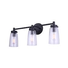 Find bathroom sconces, coordinating hardware and accessories and more. Canarm Davi 3 Light Wall Sconce Matte Black Ivl699b03bk Rona