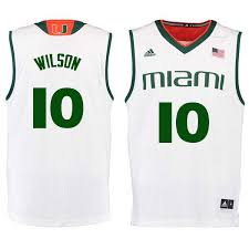 Men 10 Miles Wilson Miami Hurricanes College Basketball