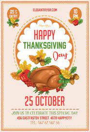 Vorlage auswählen, mit tools und fotos bearbeiten & einfach herunterladen. 1000 Free Thanksgiving Flyer Templates Psd By Elegantflyer