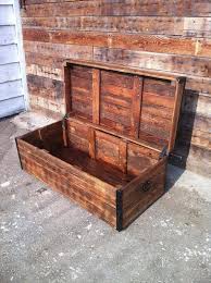 The straighter you can make this cut, the less work you will have later. Diy Pallet Wood Chest And Coffee Table 101 Pallets