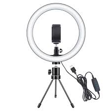 10w Photography Led Selfie Ring Light 10inch Dimmable Camera Phone Ring Lamp With Table Tripods For Makeup Video Svetovoe Kolco Novelty Lighting Aliexpress