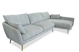 Every detail of these iconic designs serves a purpose. Harlow Mid Century Modern Sectional Sofa Down Feathers Gold Legs Edloe Finch Furniture Co
