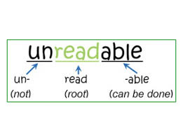 There's something for all ages and levels. Using Morphology To Teach Vocabulary Keys To Literacy