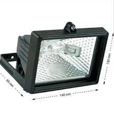 Homebase 2 X 120w Black Floodlight Mains Powered Flood Light Boxed For Sale Online Ebay