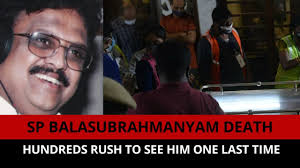 Or balu, was an indian musician, playback singer. Sp Balasubrahmanyam Death Hundreds Throng Singer S Chennai House To See Him One Last Time Youtube